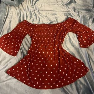 Off the shoulder top